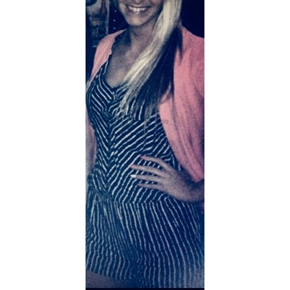 Vertical Stripe Romper w/Pockets (3 for $10) - Picture 2 of 8